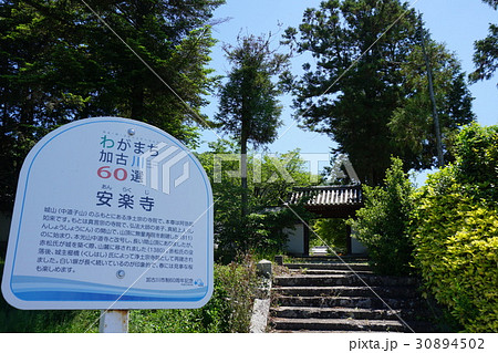 兵庫県　加古川市　安楽寺　わがまち加古川60選 30894502