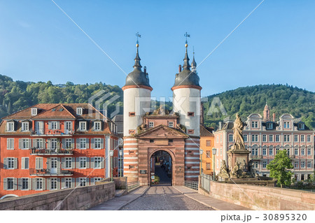Old Bridge Gate in Heidelberg, Germany 30895320