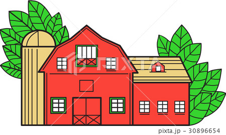 Vintage American Barn Leaves Mono Line Vintage American Barn Leaves Mono Line 30896654