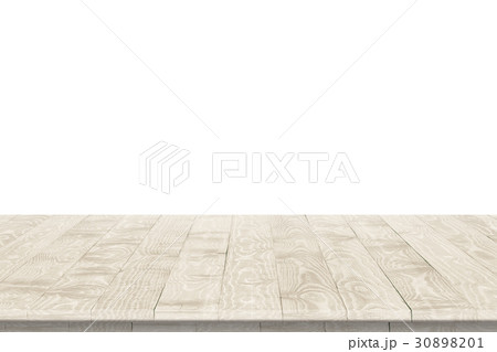 Empty wooden table for product placement 30898201