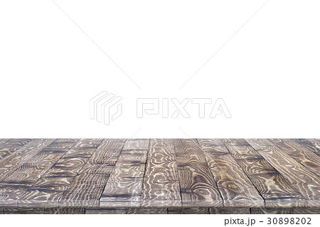 Empty wooden table for product placement 30898202