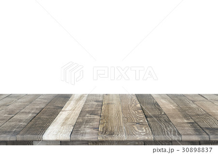 Empty wooden table for product placement 30898837