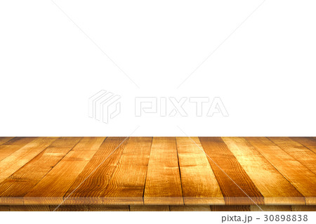 Empty wooden table for product placement 30898838