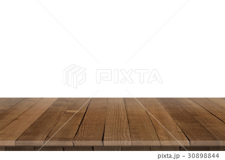 Empty wooden table for product placement 30898844