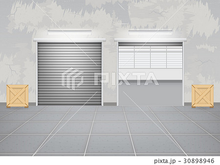 Shutter door vector 30898946