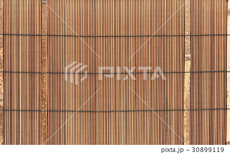 すだれ　背景素材　天然素材　合成素材　テクスチャ　インテリア 30899119