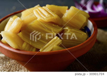 cooked cardoon, typically eaten in Spain 30901704