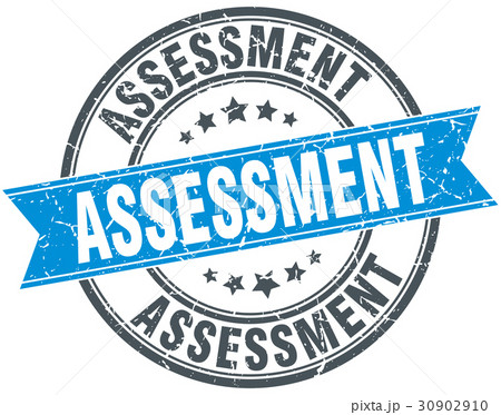 assessment round grunge ribbon stamp assessment round grunge ribbon stamp 30902910