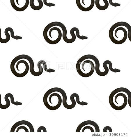 Slither Black Snake Seamless Pattern Vector Slither Black Snake Seamless Pattern Vector 30903174