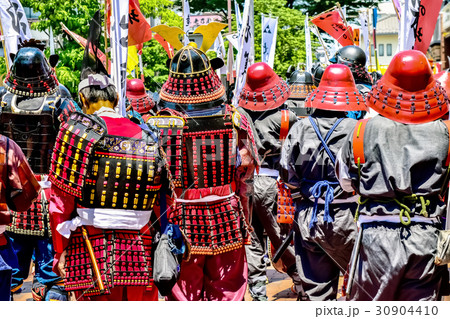 武者行列　samurai 30904410