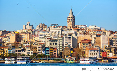 Beyoglu district historic architecture and Galata Beyoglu district historic architecture and Galata 30906582