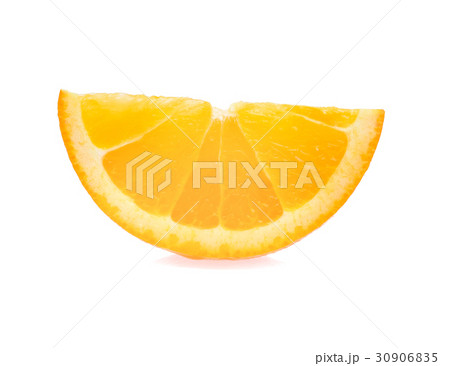 orange slice isolated on white background 30906835