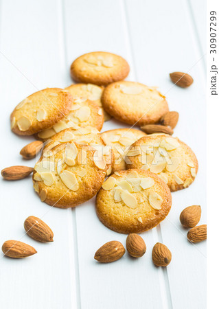 Sweet almond cookies. Sweet almond cookies. 30907299