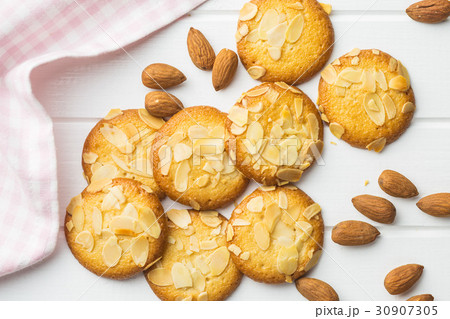 Sweet almond cookies. Sweet almond cookies. 30907305