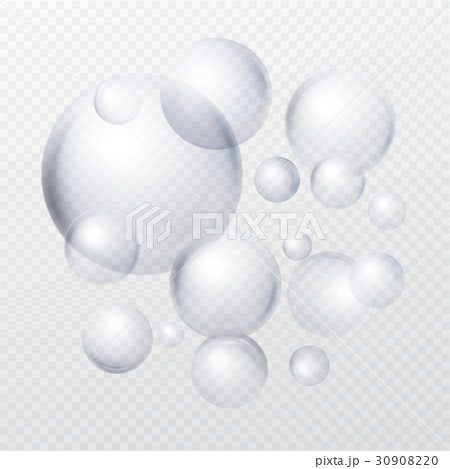 Soap bubbles isolated on transparent background Soap bubbles isolated on transparent background 30908220