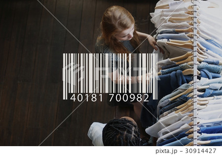 Barcode overlay word young people 30914427