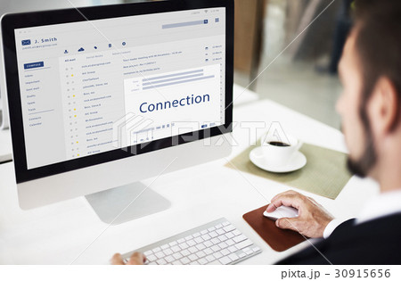 Email is digital technology for an online message. 30915656