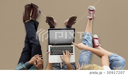Adult People Use Tablet Mobile Phone Studio Adult People Use Tablet Mobile Phone Studio 30917207