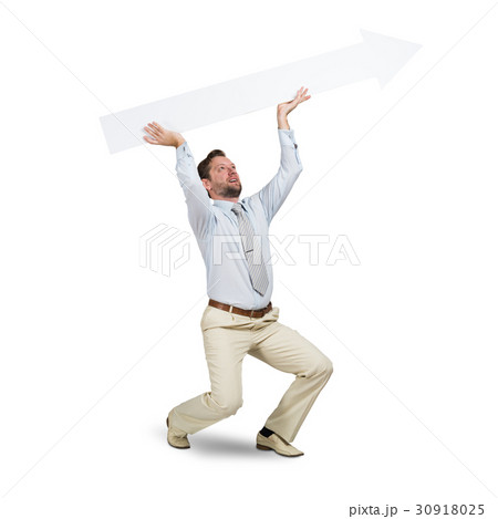 Businessman with arrow 30918025