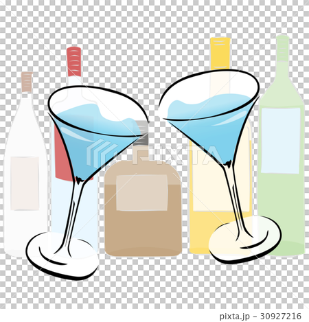 カクテル お酒のイラスト のイラスト素材