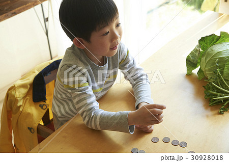おつかい おつりを渡す男の子 おつかい おつりを渡す男の子 30928018