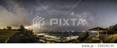 milky way panoramic view milky way panoramic view 30928130