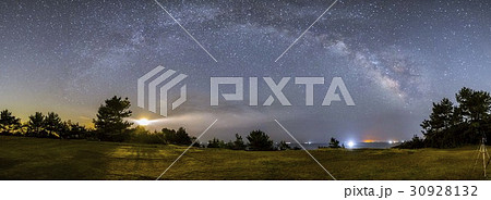 milky way panoramic view 30928132