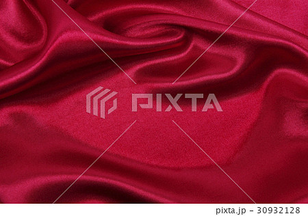 Smooth elegant red silk or satin luxury cloth  30932128