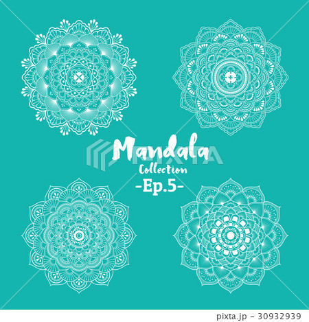 Set of mandala decorative and ornamental 30932939