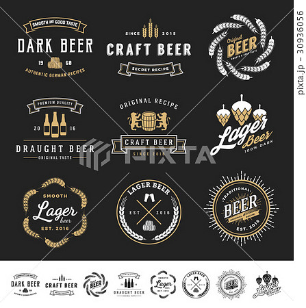 Collection of 9 Beer Logos Collection of 9 Beer Logos 30936056
