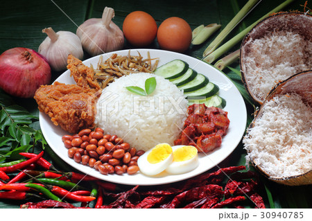 Asian food nasi lemak Asian food nasi lemak 30940785