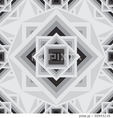 Vector geometric black and white seamless pattern 30943216