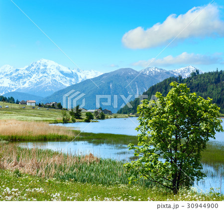 Summer mountain landscape with lake (Italy) 30944900