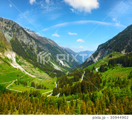 Alpine view from Kaunertaler Gletscherstrasse (Austria) 30944902