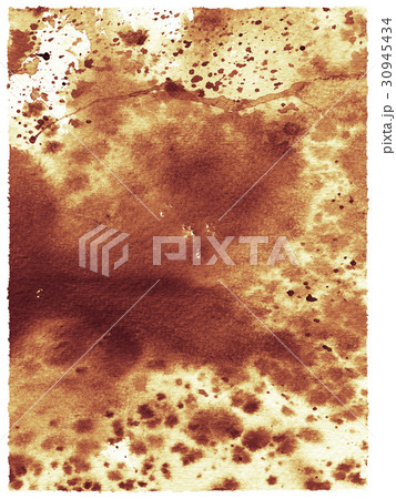 Watercolor background of brown color with stains Watercolor background of brown color with stains 30945434
