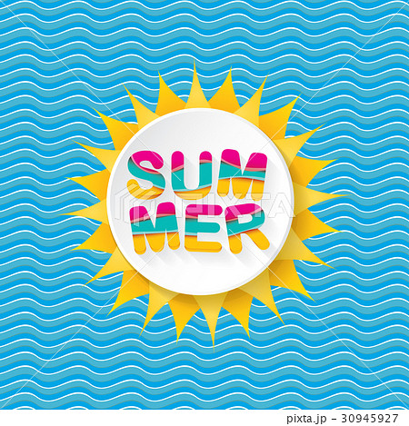 vector summer sale bright label design template . 30945927