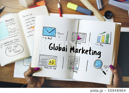 Online Strategy Media Marketing Icons Online Strategy Media Marketing Icons 30948964