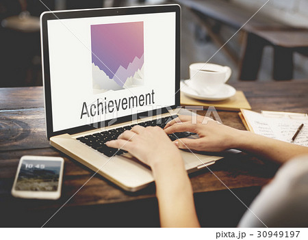 Achievement Word Peak Summit Graphic 30949197