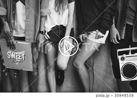 Multimedia Entertainment Play Button Interface 30949539