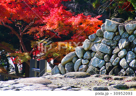 馬陵城跡の紅葉（相馬市） 30952093
