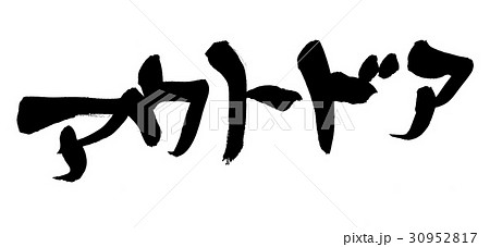 筆文字　アウトドア 30952817