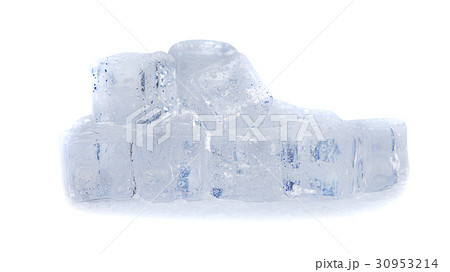ice isolated on white background. 30953214