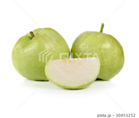 Guavas isolated on white background Guavas isolated on white background 30953252