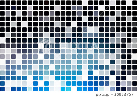 Deep and pale blue occasional opacity mosaic 30953757