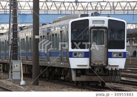 高萩駅に疎開留置される常磐線415系ステンレス車 高萩駅に疎開留置される常磐線415系ステンレス車 30955883