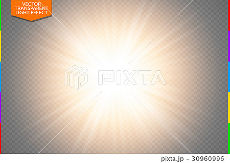 Glowing light burst explosion on transparent Glowing light burst explosion on transparent 30960996