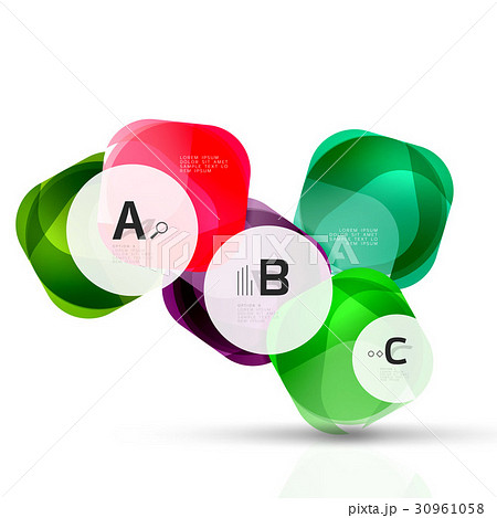 Vector shiny blank web option boxes Vector shiny blank web option boxes 30961058