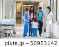 Asian Indian Family, Doctor and Nurse in Hospital  30963142