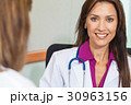 Woman Doctor in Hospital Meeting with Colleague 30963156