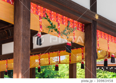 京都 下鴨神社 舞殿の装飾 京都 下鴨神社 舞殿の装飾 30963458